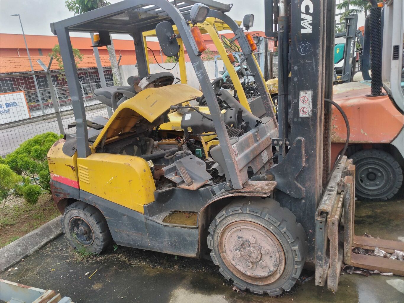 2011 TCM FD30T3 Forklift (Diesel) Mast3F435 Side shift Used Pickles