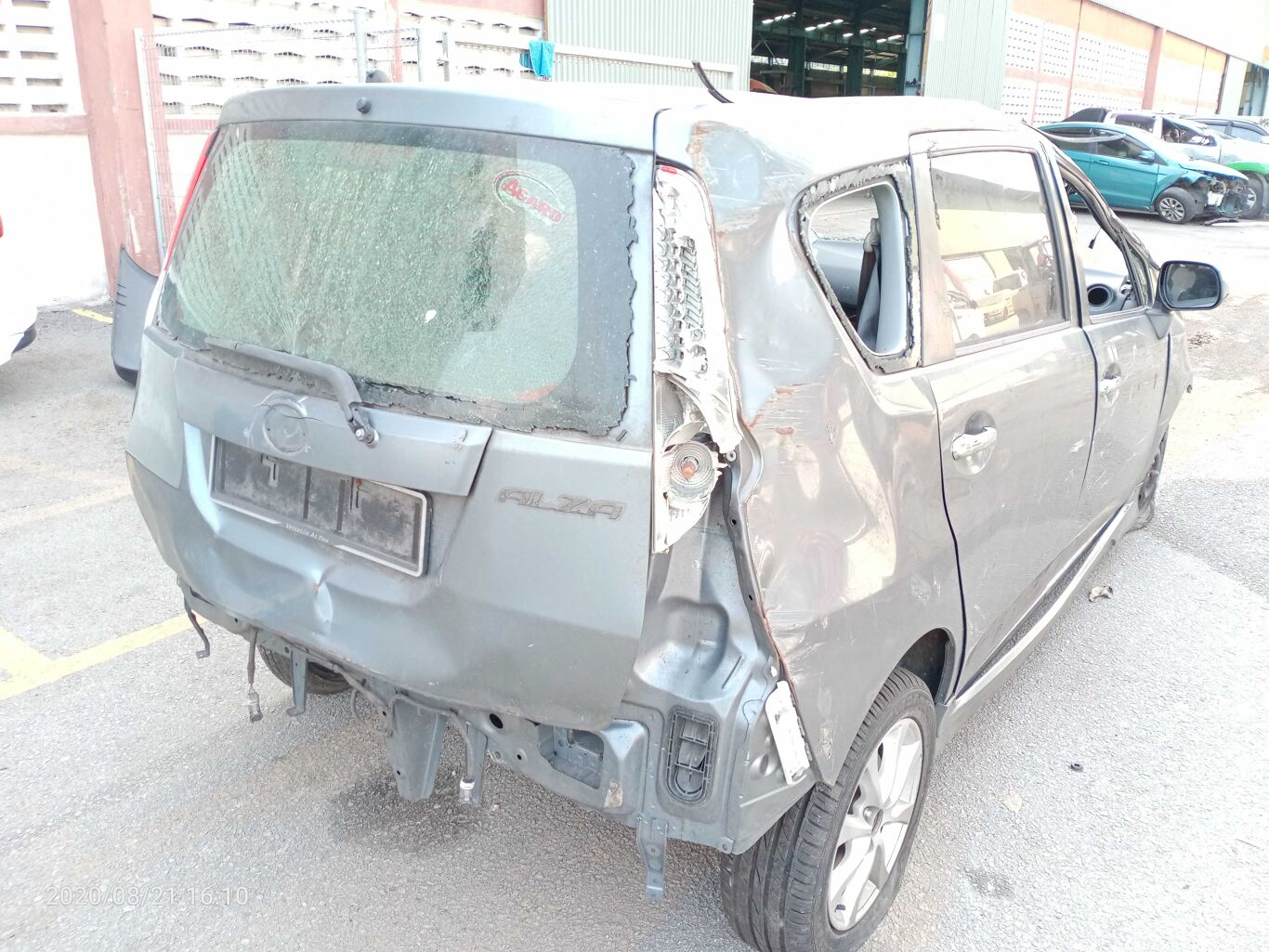 2010 PERODUA ALZA Scrap - Pickles Auctions buy industrial 